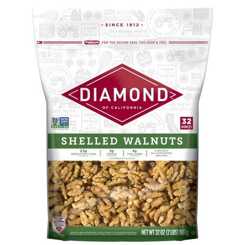 Diamond shelled walnuts oz - diamond,