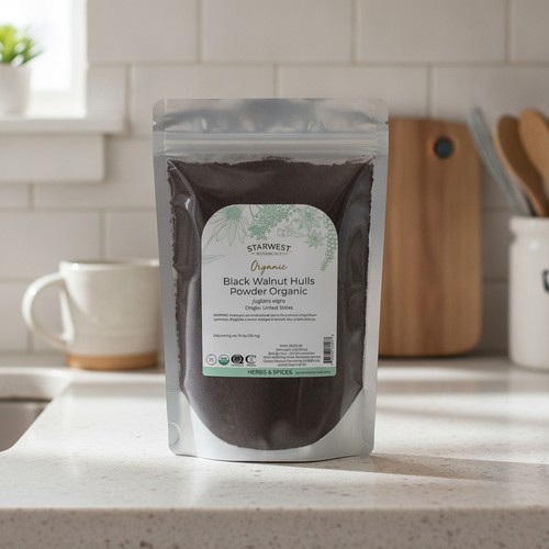Finely ground organic black - organic,